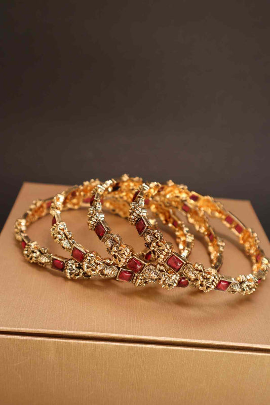 Beautiful Lakshmi Bangles (Set of 4 Bangles)
