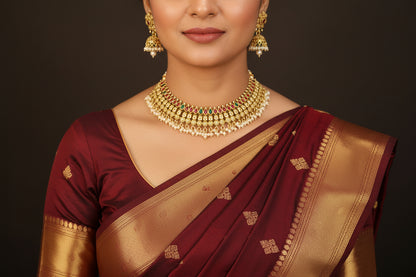 Simple Radiance kundan Necklace