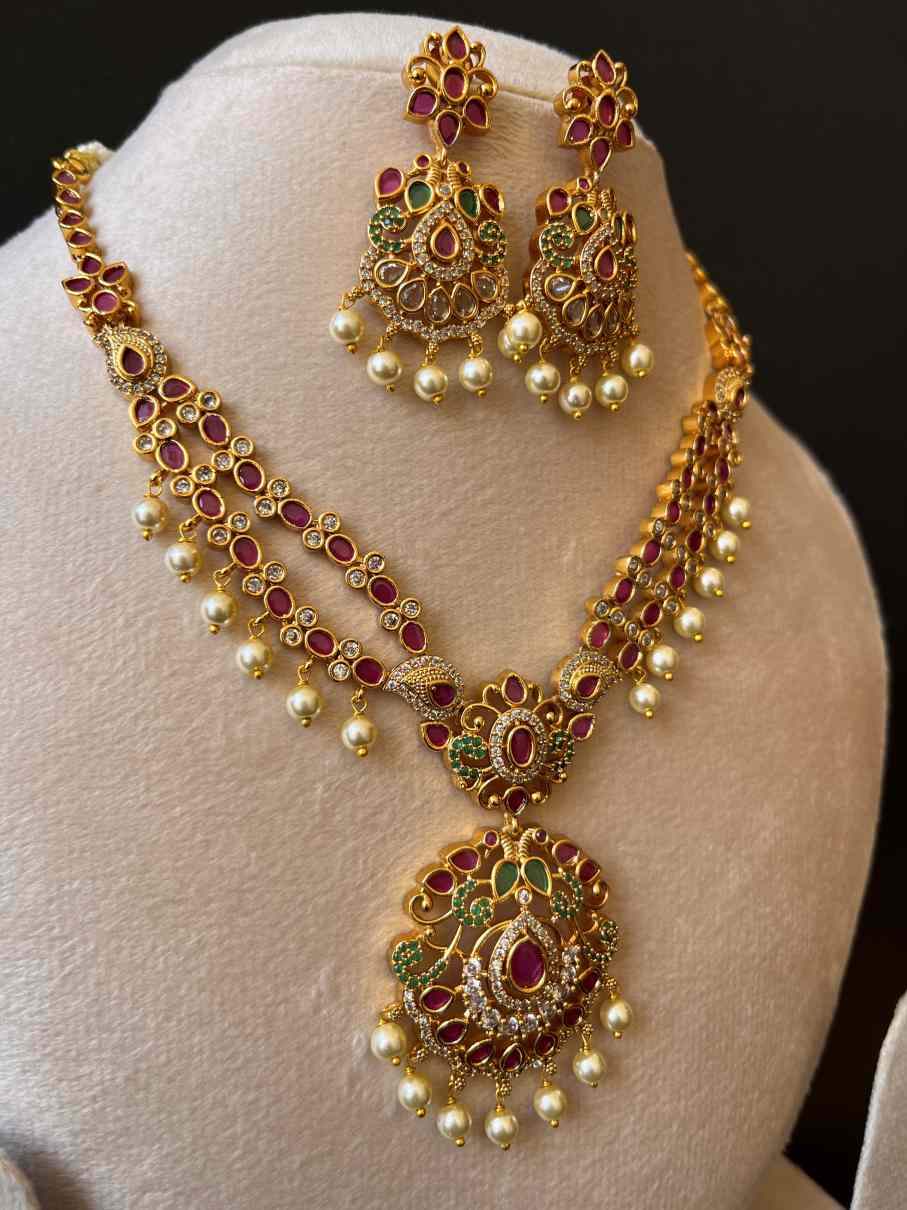 Simple And Beautiful Two Layer Pendant Necklace